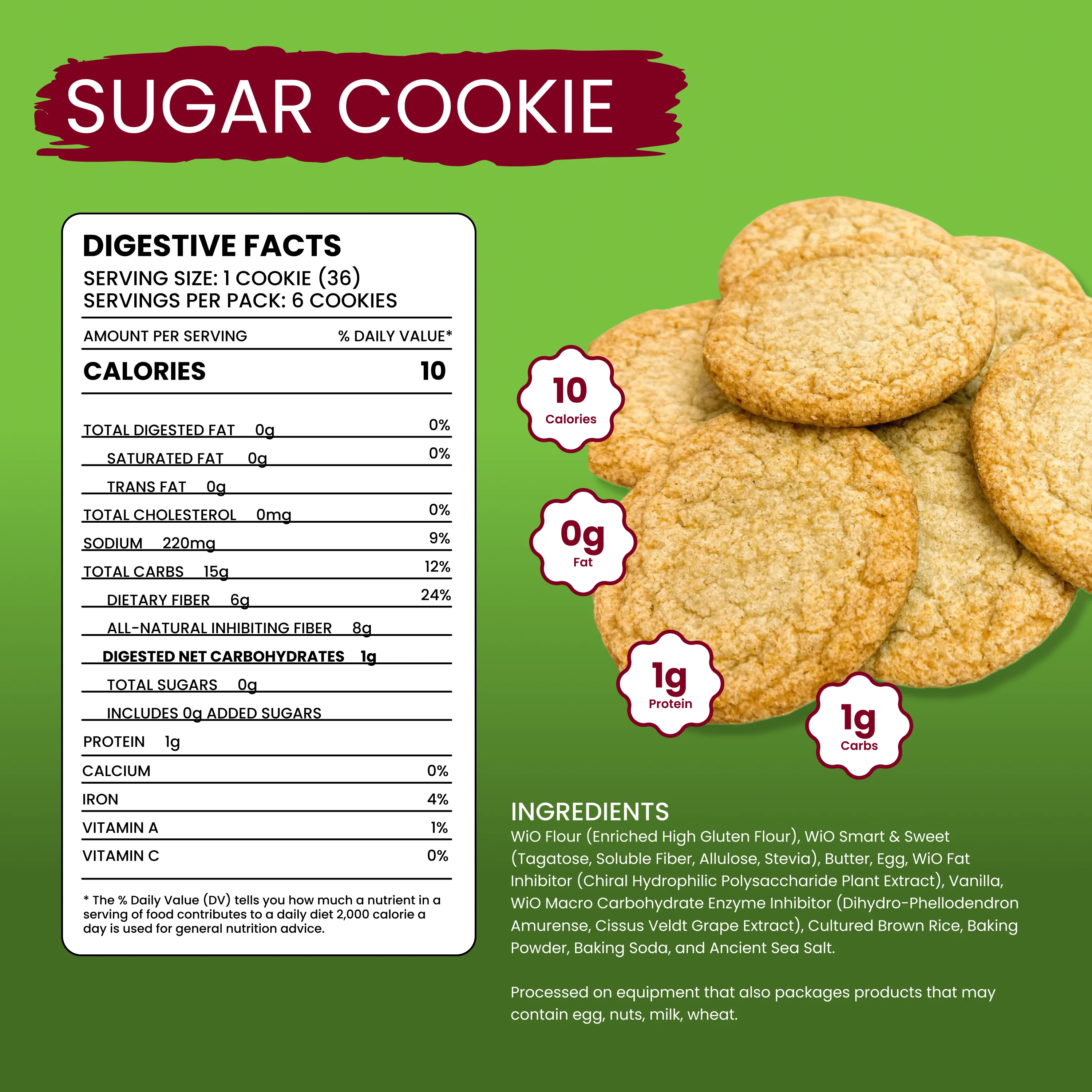 WiO Sugar Cookies (6-Pack) - Image 5