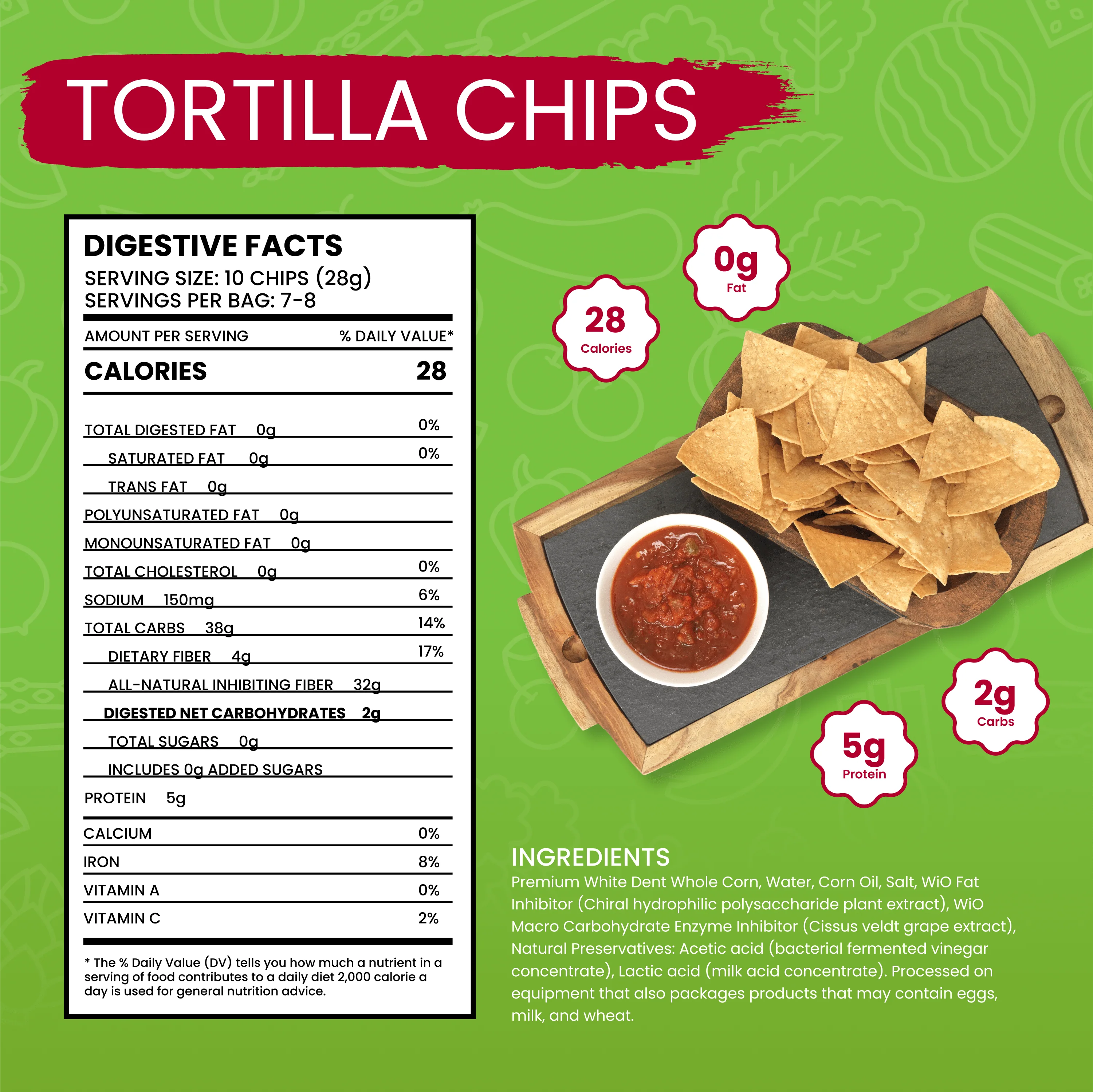 WiO Tortilla Chips 8oz - Image 6